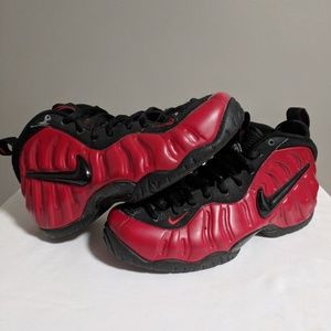 Rare 2001 Nike Foamposite gym red bred sz8.5 black